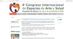 Desktop Screenshot of congresoespaciosarteysalud.com